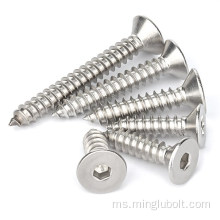 304 Self Tapping Wood Screw Harga Rendah